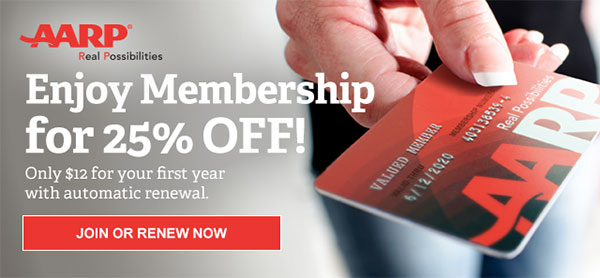 Enjoy Membership for 25% OFF! Only $12 for your first year with automatic renewal. JOIN OR RENEW NOW 