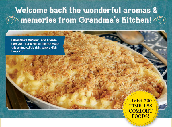 Welcome back the wonderful aromas & memories from Grandma's kitchen!