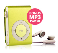 Bonus MP3 Player!