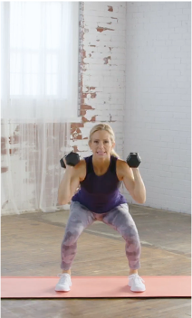 SQUAT TO SHOULDER PRESS