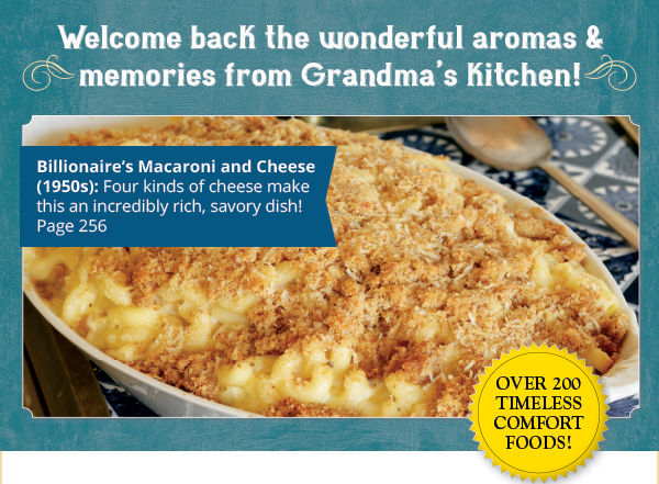 Welcome back the wonderful aromas & memories from Grandma's kitchen!