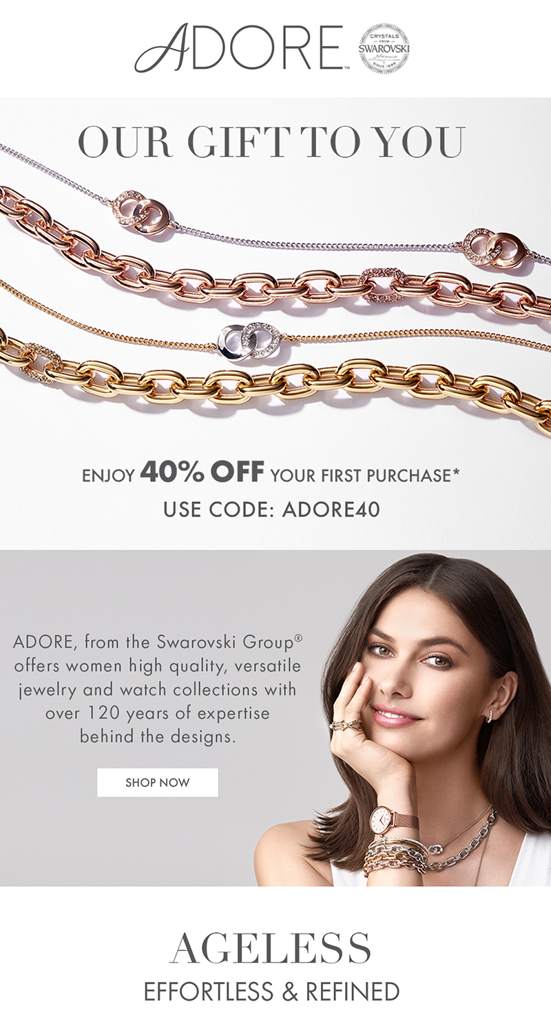 The Perfect Gift for Someone Special - ADORE Jewelry from The Swarovski Group