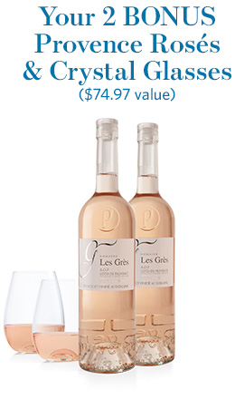 2 BONUS Rosés & Glasses