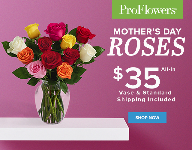 Mother's Day Flowers only $35 with Free Standard Delivery