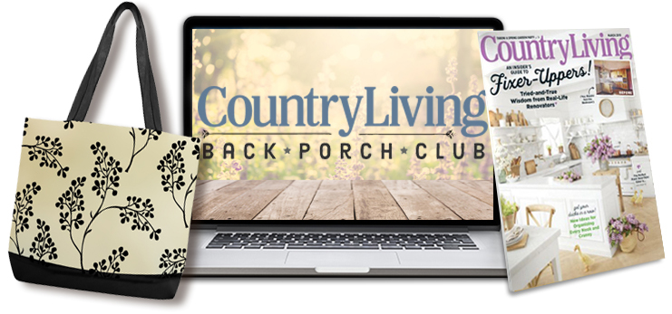 Country Living Back Porch Club