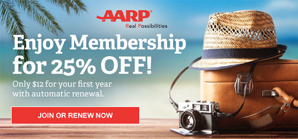 Enjoy Membership for 25% OFF! Only $12 for your first year with automatic renewal. JOIN OR RENEW NOW