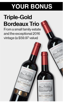 Triple-Gold Bordeaux Trio