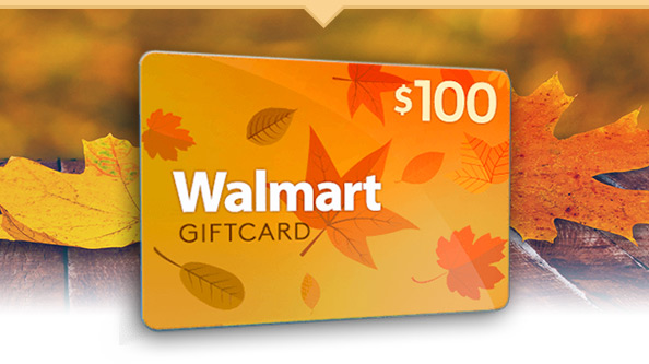 Walmart $100 Gift Card!